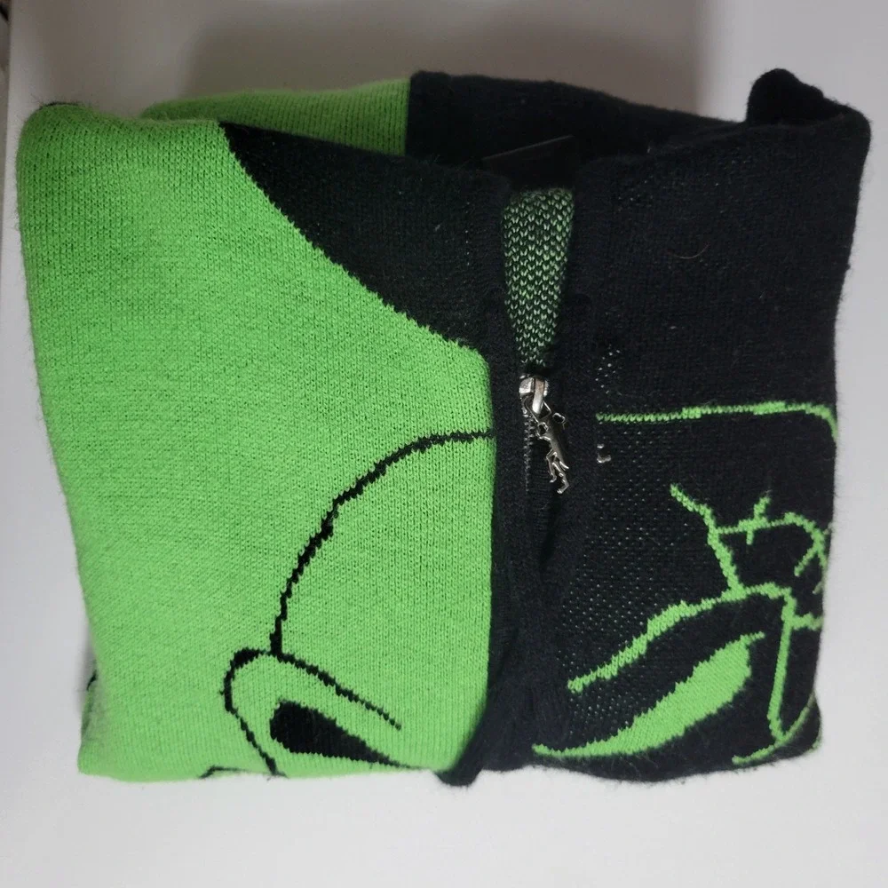 Disney Nightmare Before Xmas Oogie Boogie Hoodie Sweater Her Universe Full Zip - Picture 10 of 10